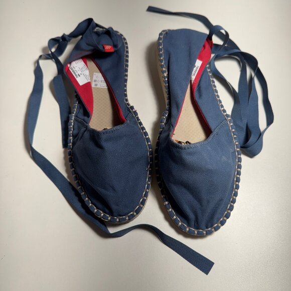 Havaianas Espadrille Flats Woman's Size 8 Blue NEW - Picture 1 of 3